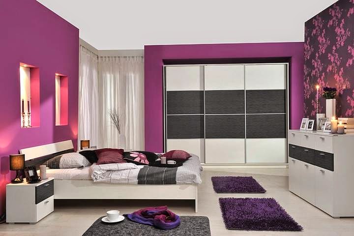 purple paint colors for all bedroom