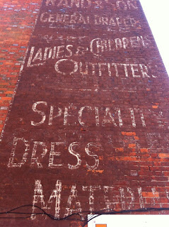 Ghost sign on the High Street, Lymington, Hampshire