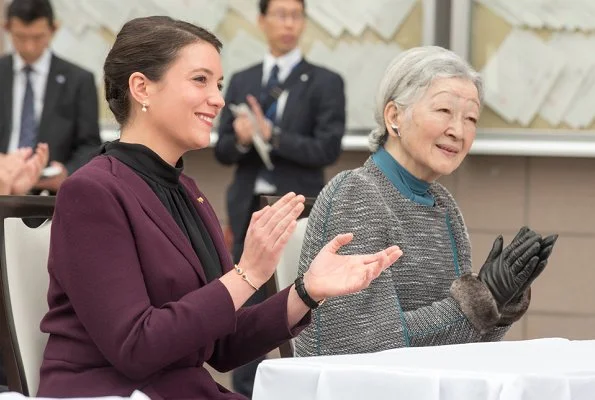 Grand Duke Henri, Princess Alexandra, Emperor Akihito, Empress Michiko visited JAXA’s Tsukuba Space Center