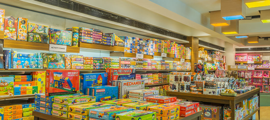 Story Book Shop, Stationery Shop, Toy Shop, Gift Items, Kids Zone in