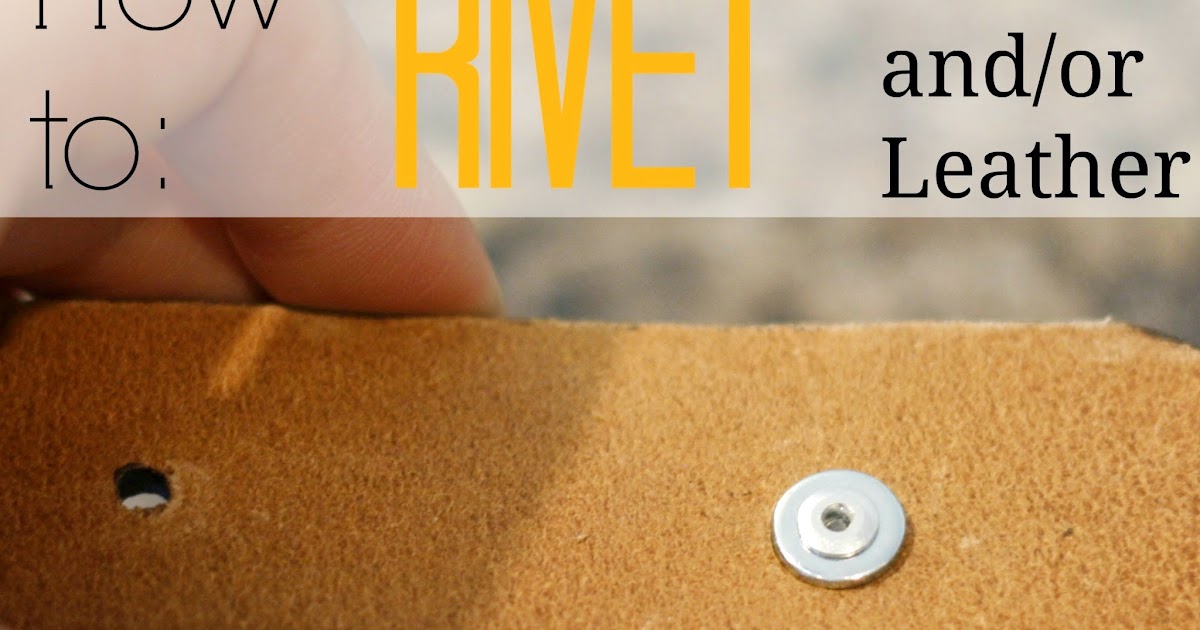 How to Rivet Wood and/or Leather Pneumatic Addict