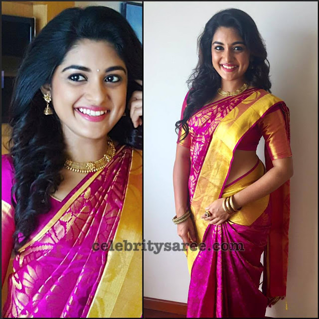 Nivetha-thomas-Silk-saris