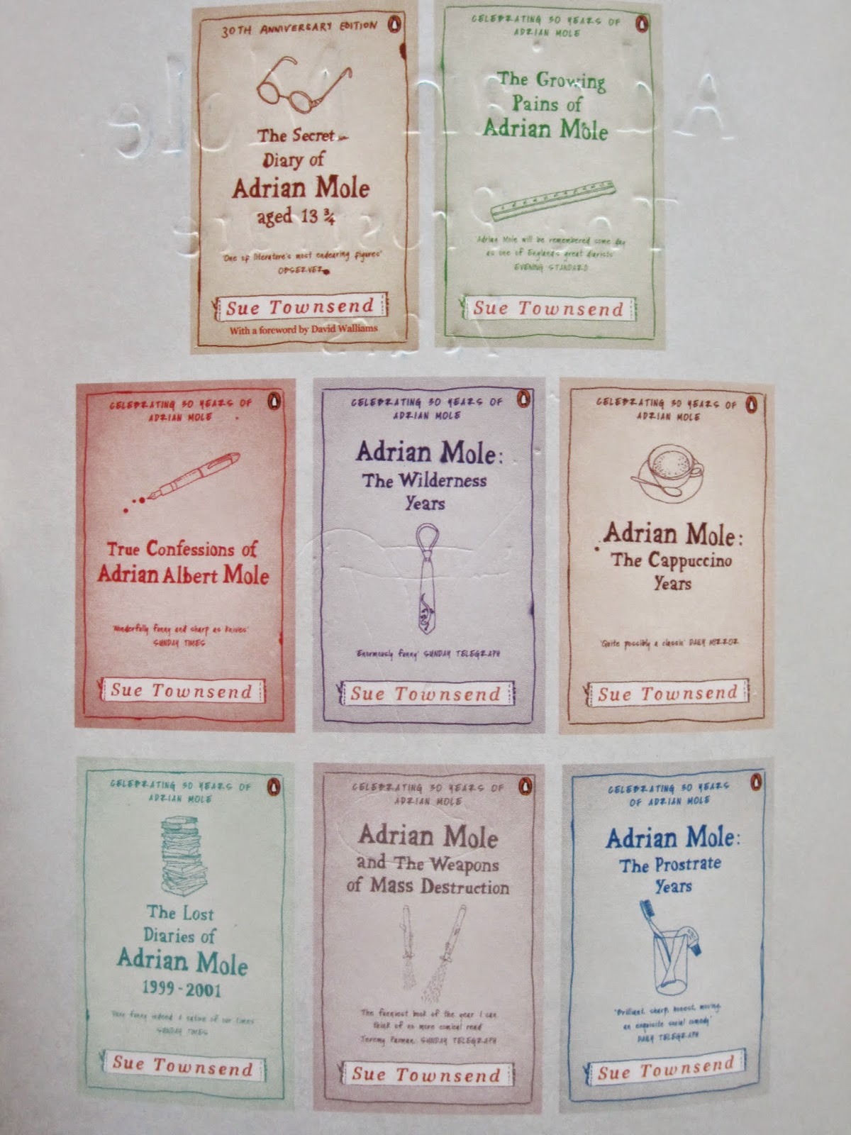 Det här har jag läst 93. Sue Townsend Adrian Mole. The Prostrate Years