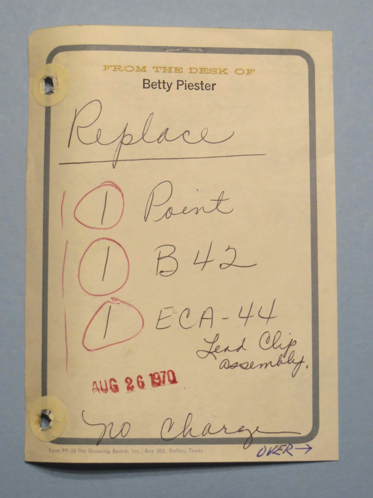 Model Rocket Building Centuri Point Replacement