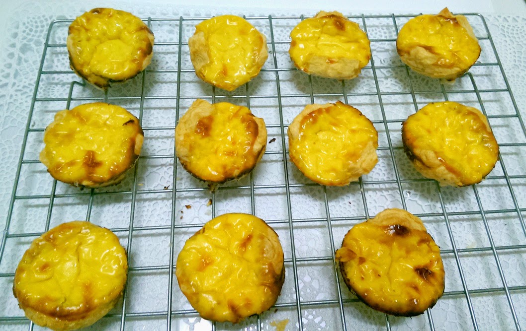 Resepi Portuguese Egg Tart Puff Pastry Ke Purwosari X