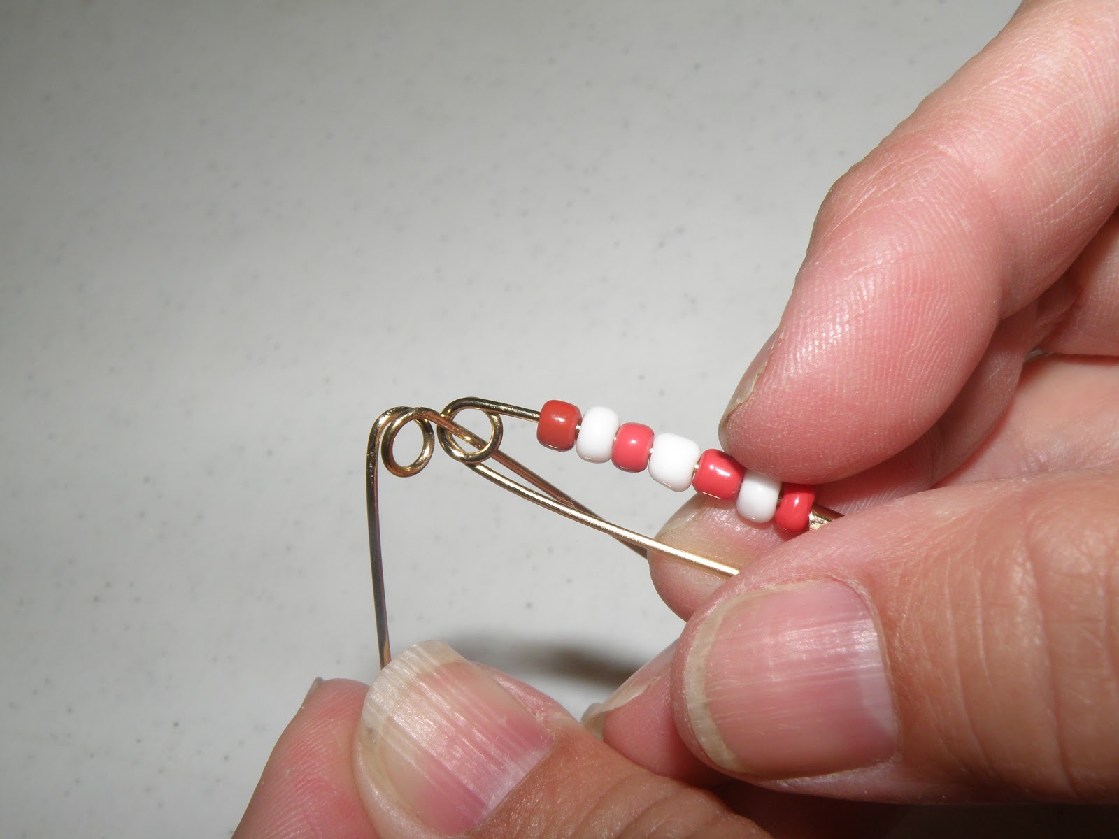 Crafty Me....I Made it Myself! Safety Pin Flag