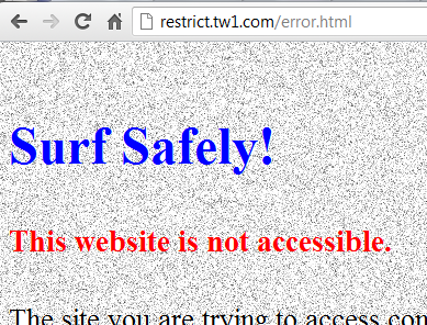 open blocked websites