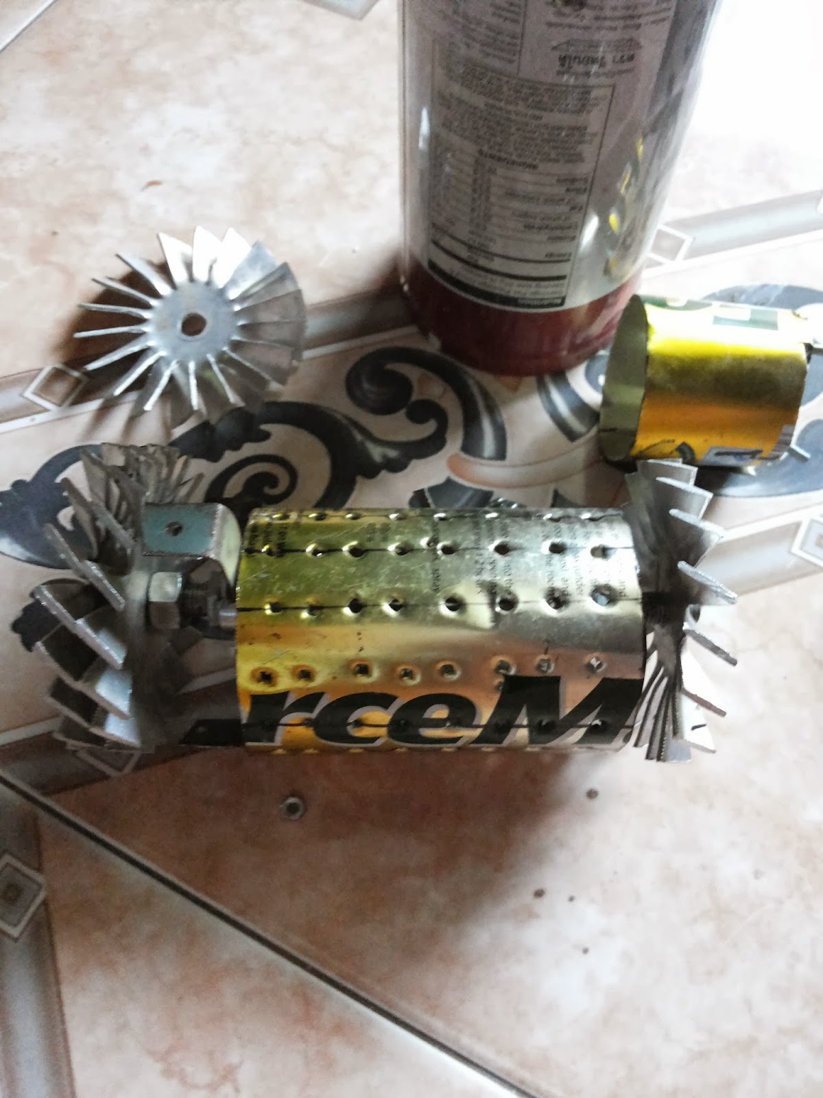 jet engine rc homemade part 2 (pemasangan) OTAK EINSTEIN