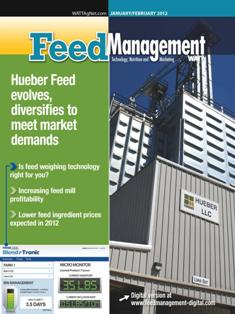 Feed Management. Technology, nutrition and marketing 2012-01 - January & February 2012 | TRUE PDF | Bimestrale | Professionisti | Distribuzione | Tecnologia | Mangimi
Feed Management reaches professionals who utilize it as their technology, mill management and nutrition resource for the North American feed industry. Well-balanced and comprehensive editorial content appeals to the unique business needs of feed mill operators, formulators, nutritionists and veterinarians alike.
Uniquely focused on North American feed manufacturing, Feed Management is a valuable education resource for readers. Each issue covers the latest developments in animal feed formulation, nutrition, ingredients, technology and management.