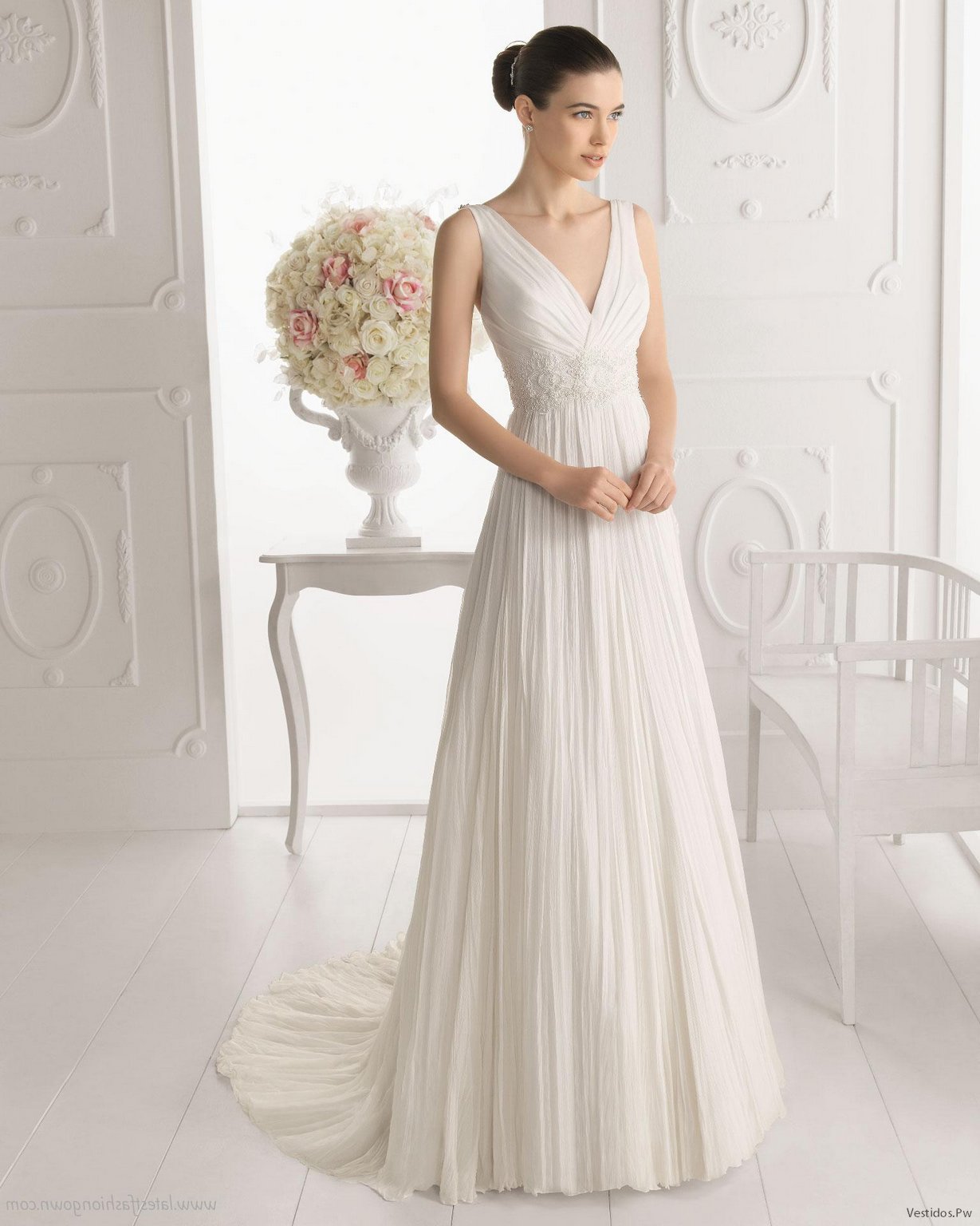 Vestidos de Novia Sencillos y Baratos ¡17 Trajes de Bodas Imperdibles! Vestidos Moda 2019 2020