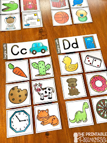 The Printable Princess: Beginning Sounds Activities, Games, and Centers