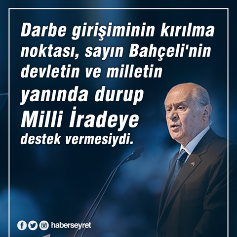 Helal Olsun Sana Devlet Bahçeli