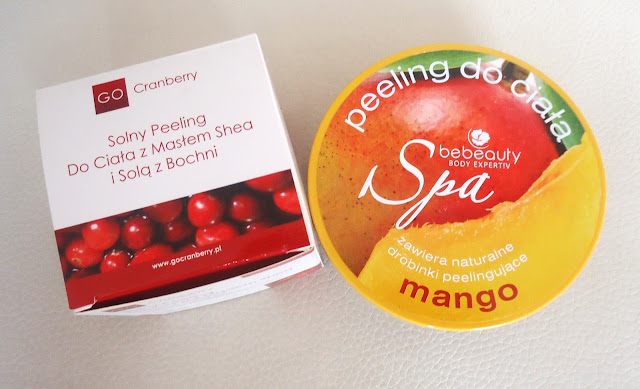 Peeling mango BeBeauty vs. Peeling Solny GoCranberry