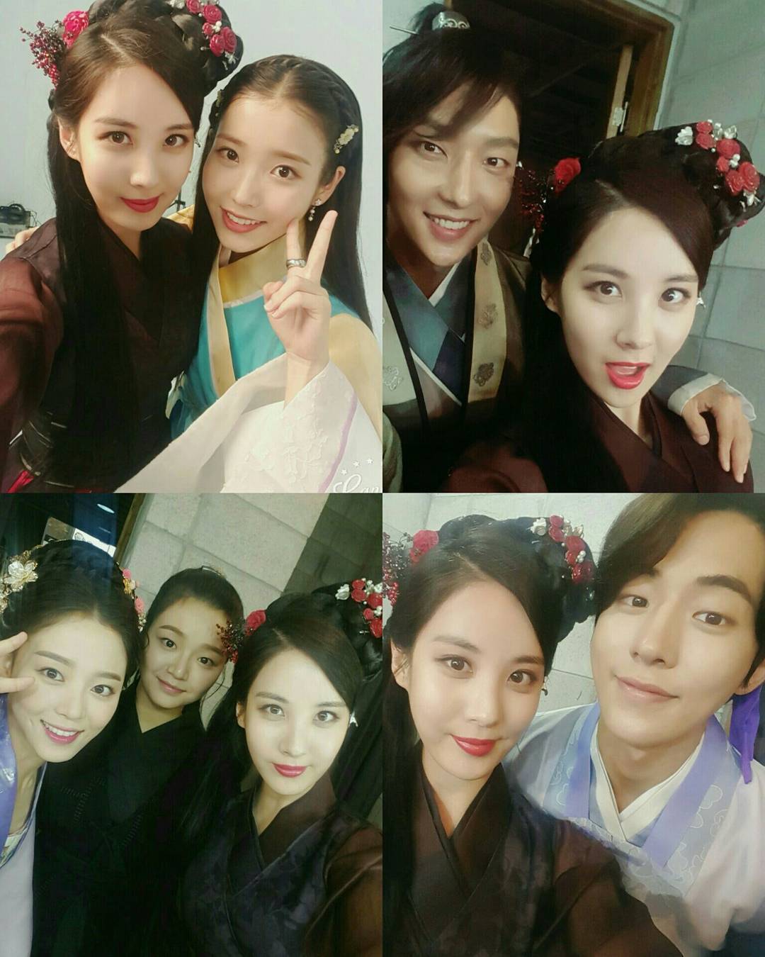 Check out SNSD SeoHyun's pictures with the cast of 'Moon