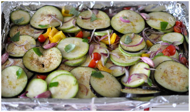 mix de legumes ao forno