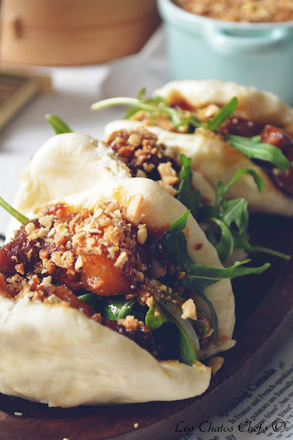Gua bao con panceta al estilo oriental - Los chatos chefs