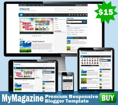 MyMagazine Premium Responsive Blogger Template