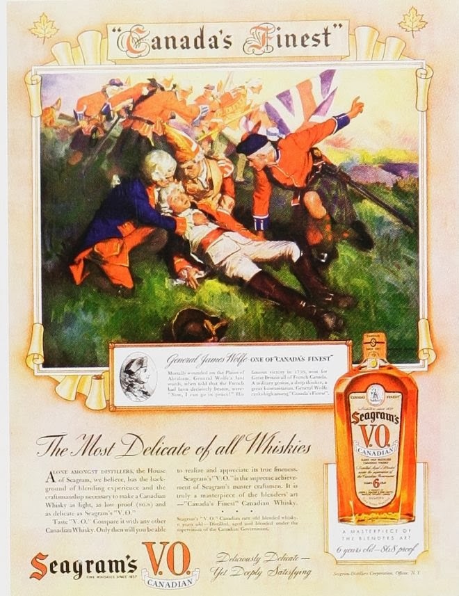 1937 Seagram's V.O. Canadian Whiskey Golf Clubs Vintage Print Ad 30784