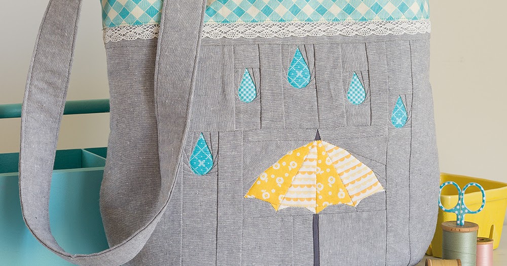 Charise Creates Rain, Rain Go Away Purse in "Super Cute Paper Piecing"