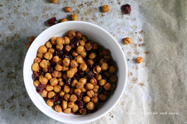 Geröstete Kichererbsen mit Cranberries