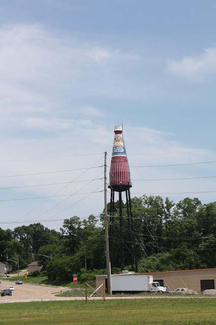 World's Largest Catsup Bottle in Collinsville, IL