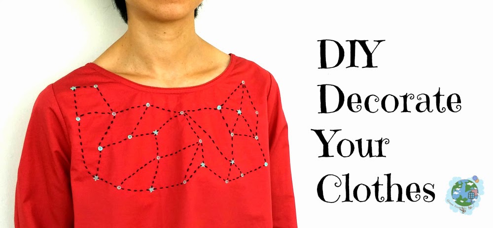 DIY Decorate Your Clothes - AGY TEXTILE ARTIST