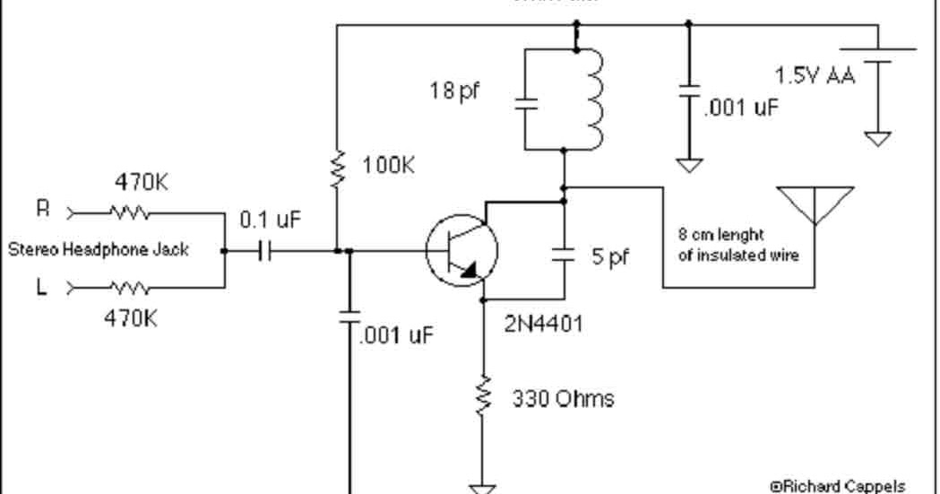 1.5V Battery operated FM Transmitter |amplifier circuit ...