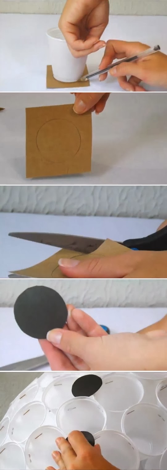 snowman-out-of-plastic-cups-diy-craft-projects