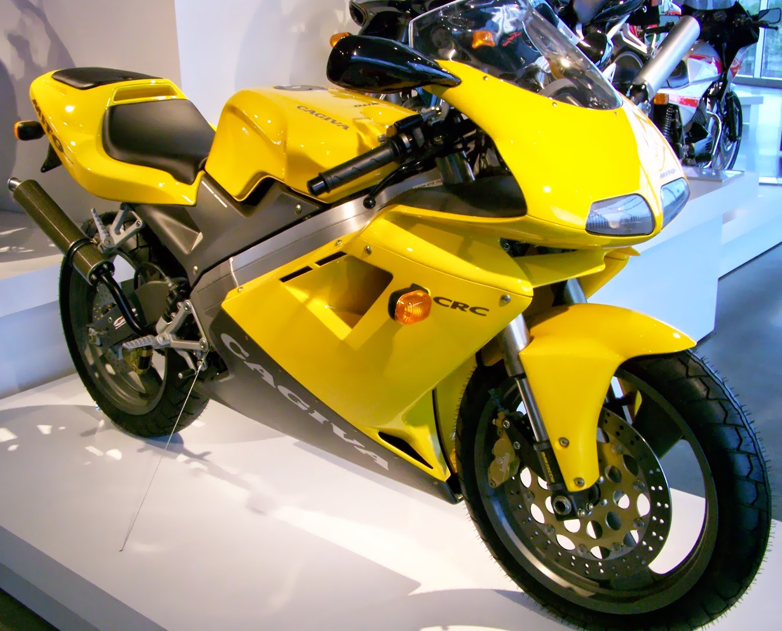Protezione Catena In Acciaio Inox Con Logo Per Cagiva Mito 125 E Raptor – Silver, Montaggio Originale