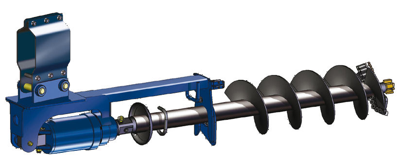Auger Gear Image: Auger Drill Attachment