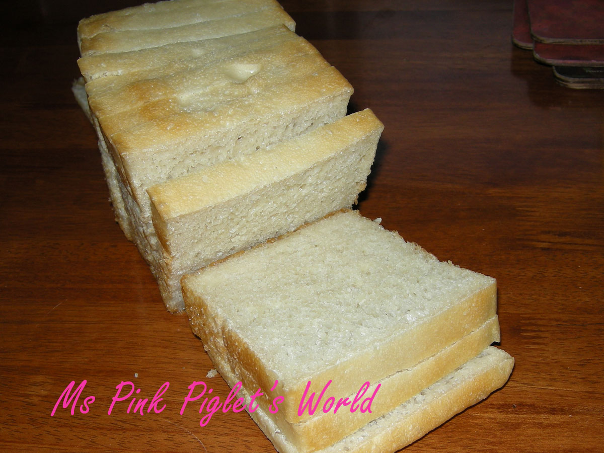 Ms Pink Piglet's World New Bread Loaf Tin for A Nice Sandwich loaf and