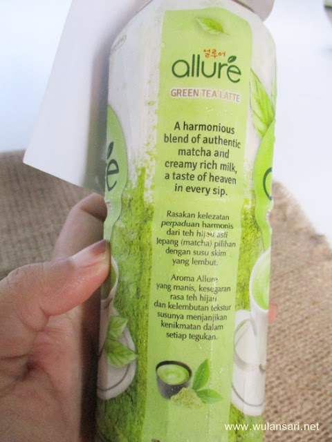 Allure Green Tea Latte Kemasan Botol 