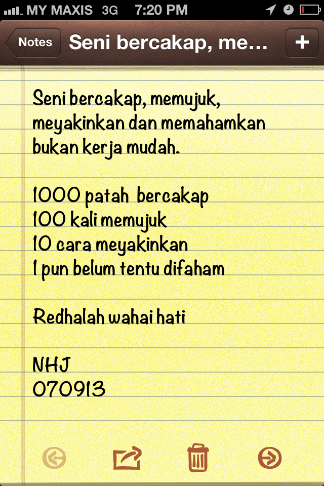 Eleen's Inspiration...: Sekarang Aku Tahu...
