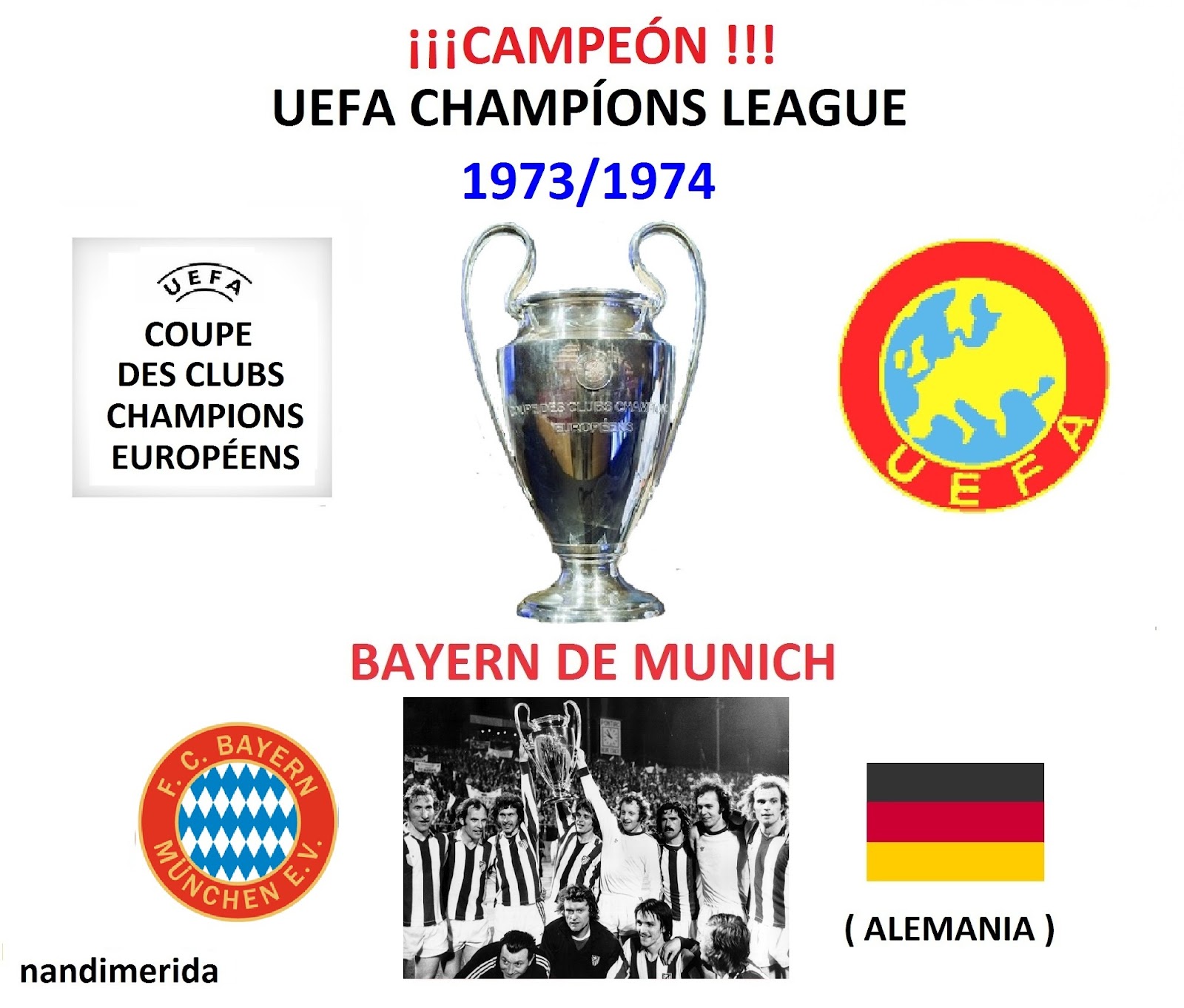 TODOCAMPEONES ( TODOFUTBOL ) ( TODO FUTBOL ) CAMPEONES UEFA CHAMPIONS