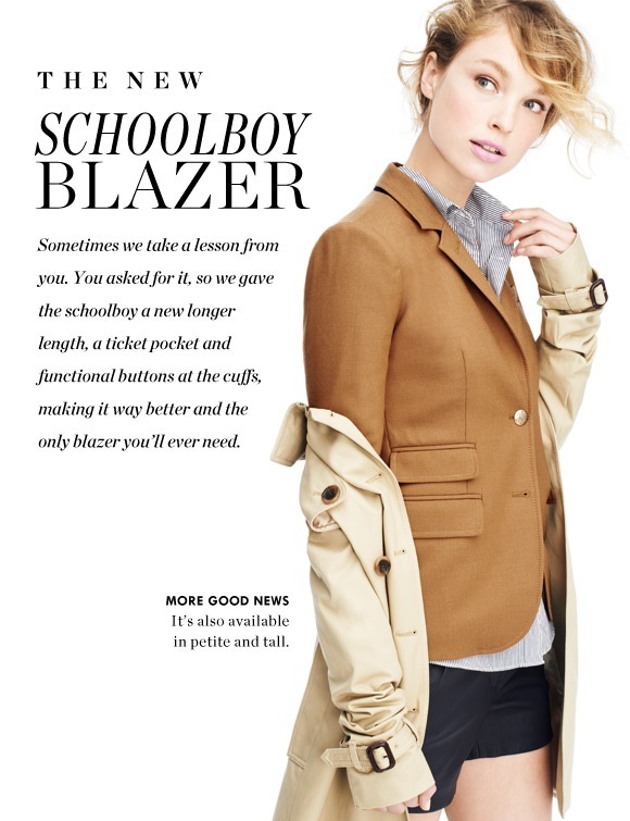 J crew schoolboy blazer Clearance