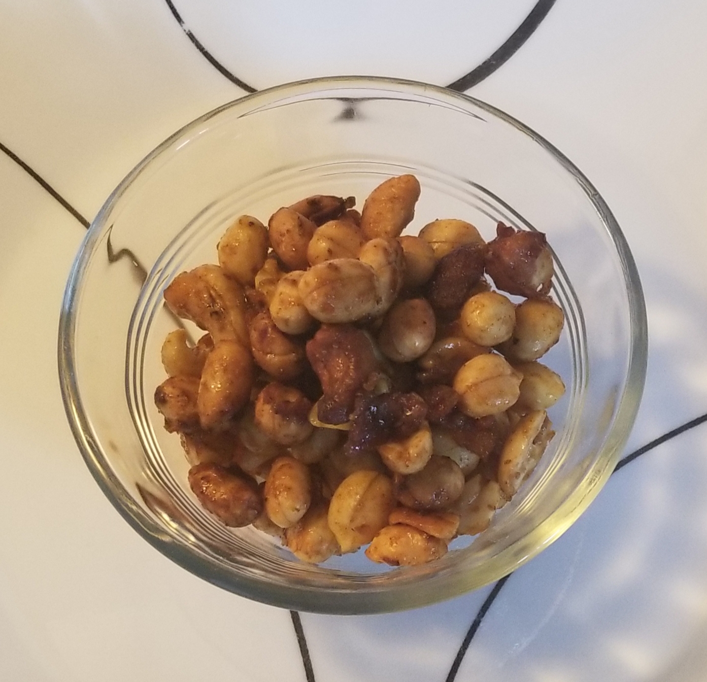 Carrie's Kitchen Creations Sweet & Spicy Low Carb Maple & Bacon Cocktail Peanuts (Almonds Or