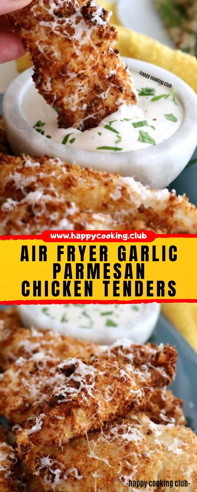 AIR FRYER GARLIC PARMESAN CHICKEN TENDERS AIR FRYER GARLIC PARMESAN CHICKEN TENDERS