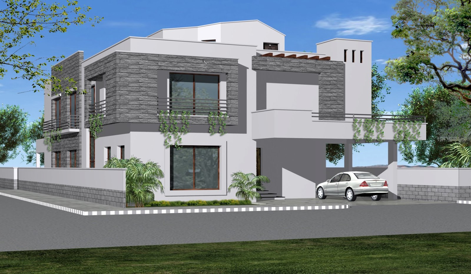 48+ Concept House Front Elevation Models, Modern House