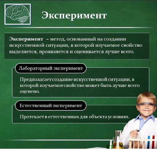 естественный эксперимент тест