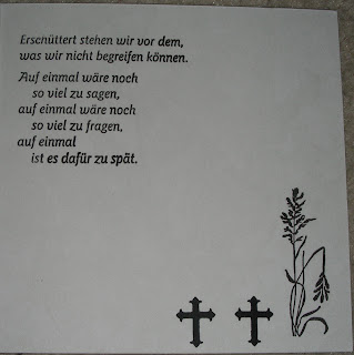 Verenas Kreativblog: Beileidskarte