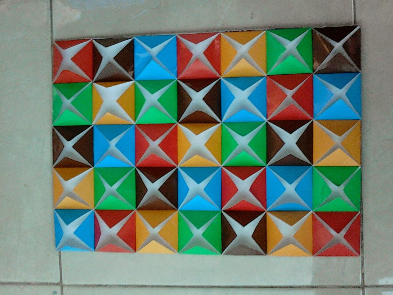 hobby dan kreasi Hiasan Dinding dari Kertas  Origami  