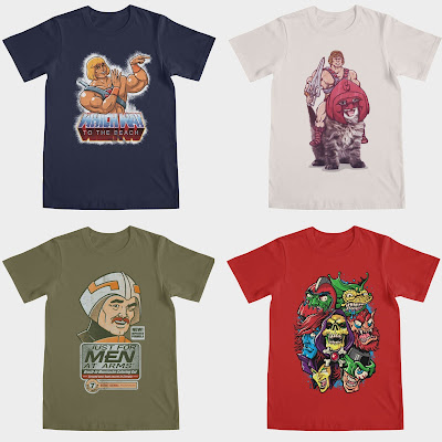 He-Man and the Masters of the Universe T-Shirt Collection by Threadless x Mattel