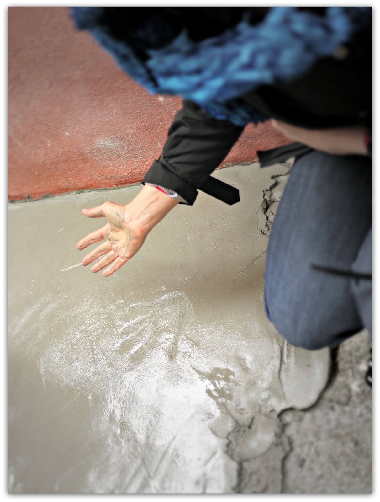 The Auntie Times: Wet Cement