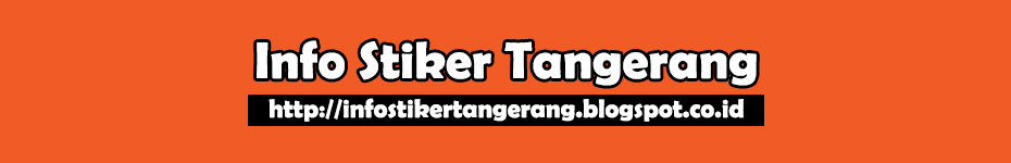 Info Stiker Tangerang