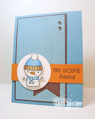 My Coolest Friend card-designed by Lori Tecler/Inking Aloud-stamps from Paper Smooches