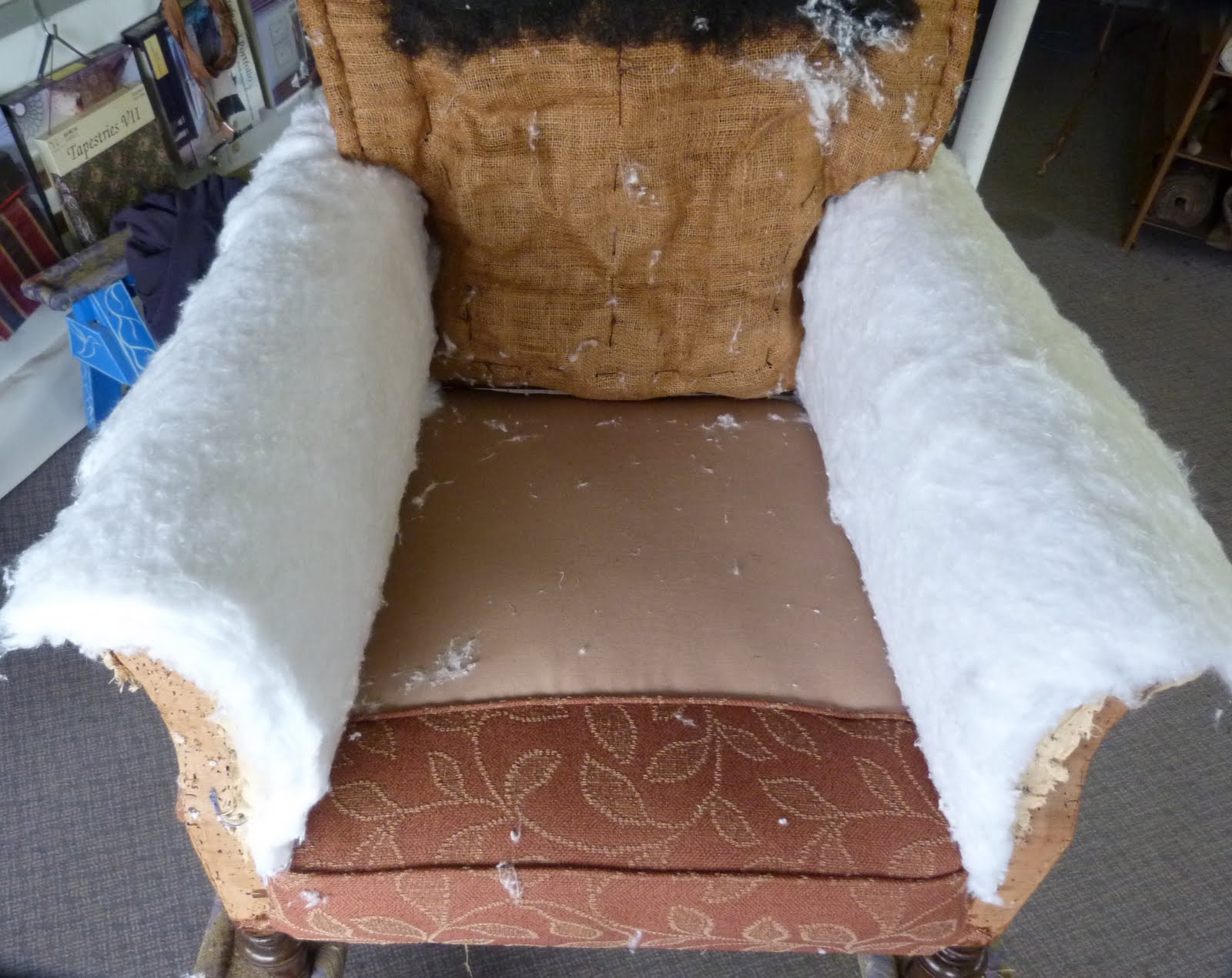 Practical Upholstery Design Studio 1950's living room chair