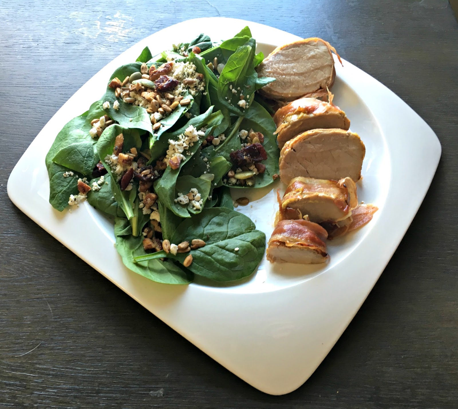 Kate's Keto Cookbook Prosciutto Wrapped Pork Tenderloin