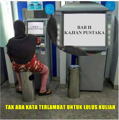10 Meme 'Ibu-ibu Duduk di ATM' Ini Greget Banget, Kocak Parah