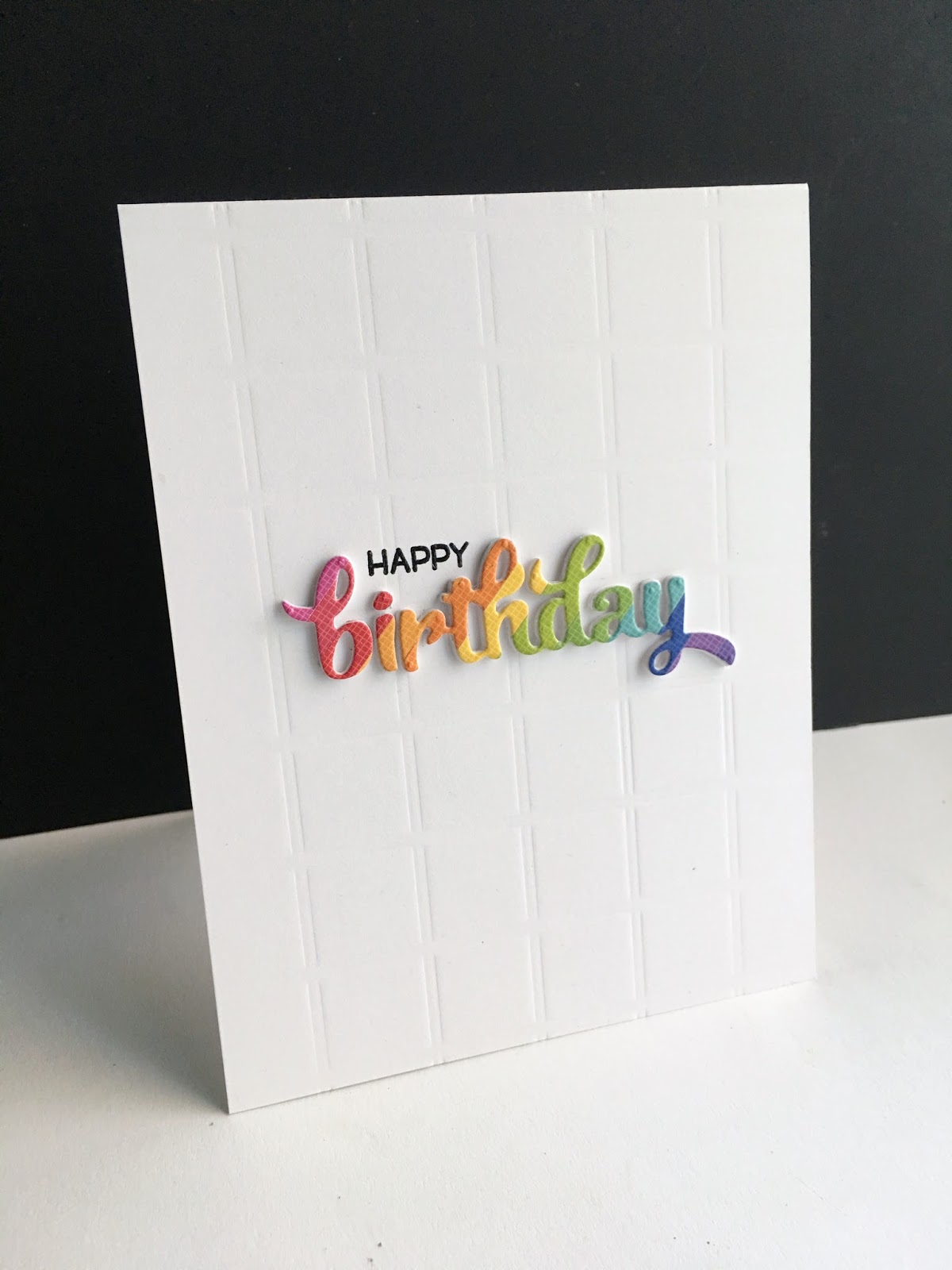 I'm in Haven Four Die Cut Rainbow Birthday Cards