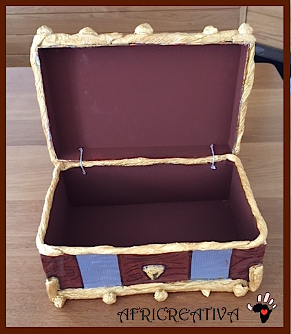Porta A Scrigno Portagioie Bambina PRITOK Forziere Del Tesoro In Legno Vintage Con Lucchetto A Combinazione, Portagioie Con Coperchio, Per Compleanno Dei Bambini, Piccolo Scrigno Del Tesoro Dei Pirati (15 X 12 - 12
